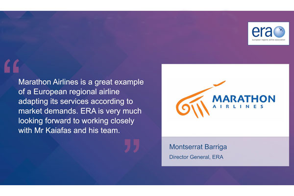 Greek carrier Marathon Airlines joins ERA